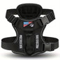 Anti-Pull Tactical Dog Harness with Night Reflective Strips, Heavy-Duty Nylon Military-Grade Vest-Style Leash for Large Dog