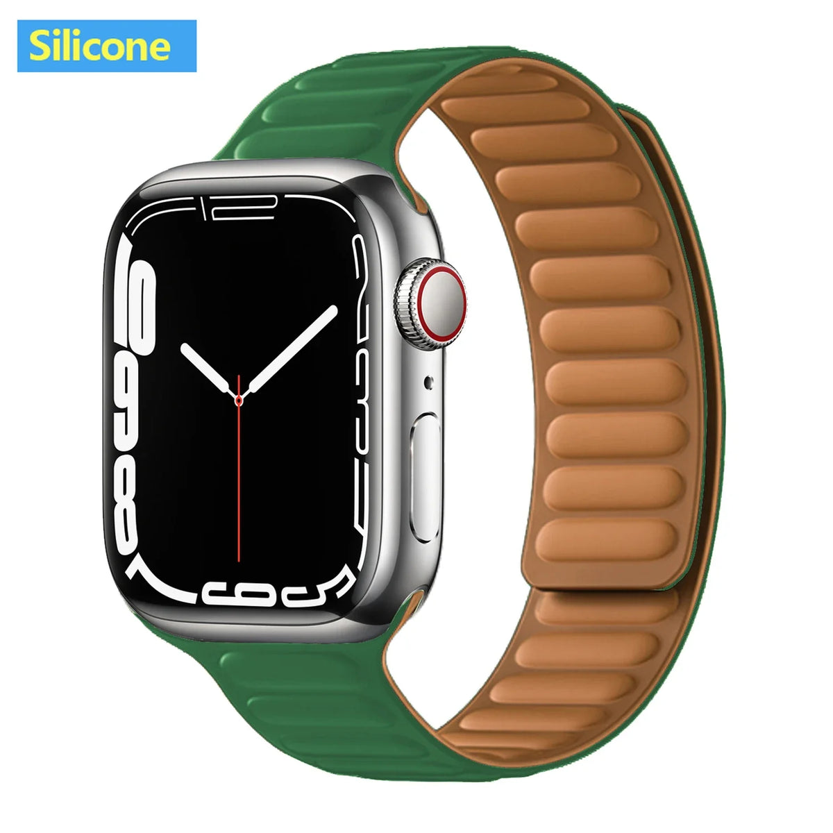 Apple Watch Magnetic Link Band, Leather or Silicone