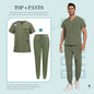 Unisex Multicolor Medical Scrub Sets