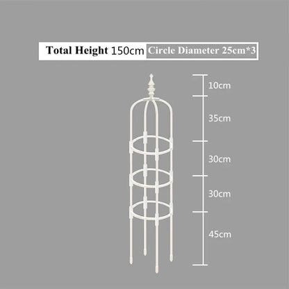 Plant Climbing Supporter Climbing Plant Support  Frame Outdoor Flower  Vines Pot Stand Garden Climbing Frame Indoor Floral Decor