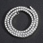 Hip Hop 5MM Tennis Chain Iced Out Bracelet Necklace Men Fashion Silver Color Tennis Jewelry Chains Women 20inch Choker Punk Gift