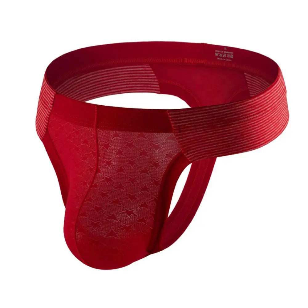 Sexy Breathable Underwear Men Briefs Thongs U convex Pouch Plus Size Underpants Briefs Men's Lingerie Summer Ice Silk Briefs