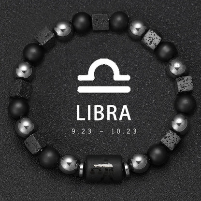 Sagittarius Zodiac Bracelet Natural Stone
