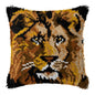 Knot Pillow Package Cartoon Animals Latch Hook Kit Cushion Pillowcase Kussen Set For Needlework Dog Raccoon Latch Hook Kits DIY