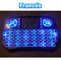 Bluetooth Wireless Mini Keyboard Backlit 2.4G USB English Russian French Spanish Portuguese Arabic Hebrew for Android TV Box PC