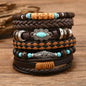 Vintage Casual 6 Pc/set Handmade Men Women Bracelets