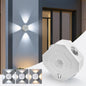 Rechargeable RGB LED Spotlight Motion Sensor Magnetic Wall Lights Night Spot Light for Bedroom Hallway Stairs Living Room Decor