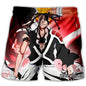 phechion New Fashion Men/Women Anime BLEACH 3D Print Casual Shorts Novelty Streetwear Men Loose Sporting Shorts L22