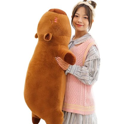 Kawaii Capybara Plush Toy Soft Pillow Cushion