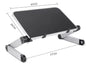 Foldable Laptop Stand Cooling Notebook Bracket Adjustable Ergonomic Laptop Support Base Holder Laptop Tablet Accessories Stands