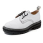 Retro Women Shoes Genuine Leather 2026 New Spring British Style Student Shoes Wild Thick Large Size 41 42 43 Ladies Oxford Shoes