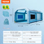 SucceBuy Inflatable Paint Booth with Blowers Inflatable Spray Booth Powerful Spray BoothCar Paint Tent Air Filter System