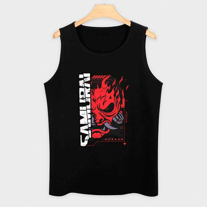 Samurai Rock Band Sleeveless Gym Tank Top
