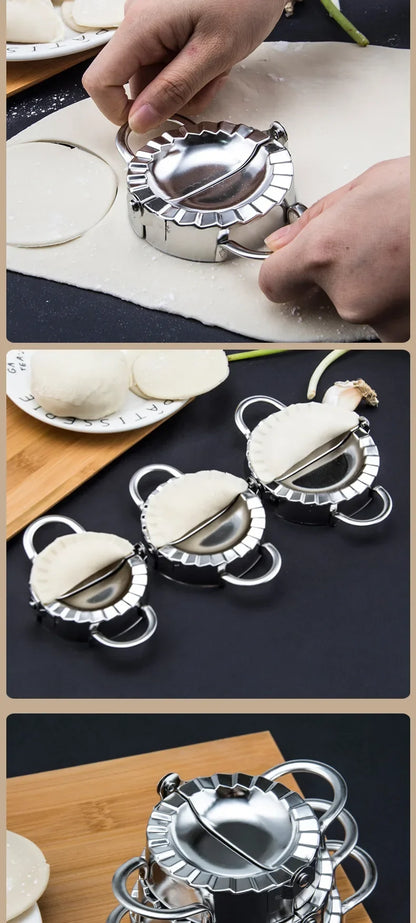 Stainless Steel Dumpling Maker Press for Ravioli and Pastry Tool