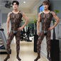 Sexy Adult Couple Sex Tоy 2025 Man's Fishnet Lingerie Jumpsuits Male Sheer Babydoll Nightwear Sleepwear Porn Gentlemen Underwear