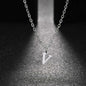 26 Letters A-Z Initial Pendant Necklaces for Women,Alphabet Pendant Rolo Chain Necklace,Simple Fashion Collar Jewelry Gift