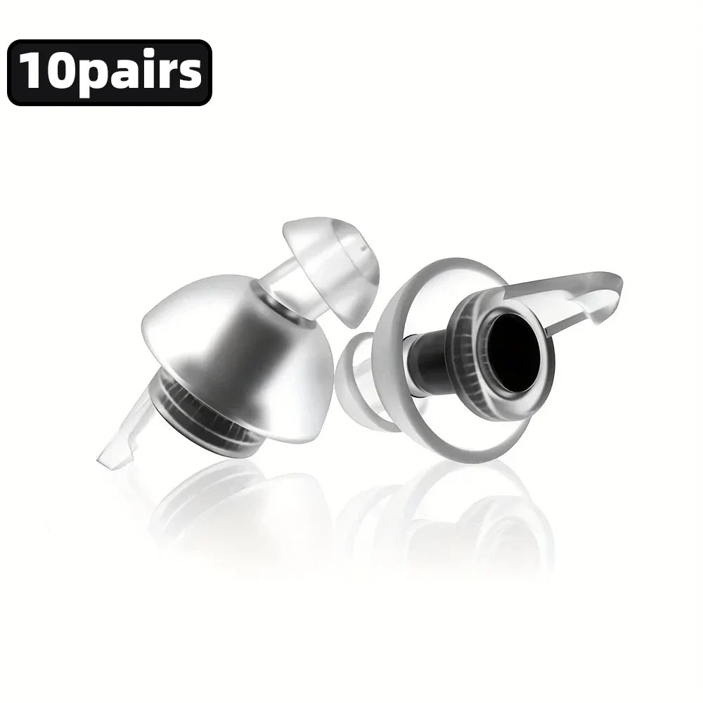 Ear Plugs High Fidelity Concert - Ear Protection for Concerts, Musicians Reusable/Hypoallergenic Earplugs - Noise Reduction