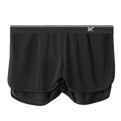 New Men Underwear Summer Ice Mesh Home Pants Men's Boxer Shorts Quick Drying Fitness Hip Lifting Men's Bikini
