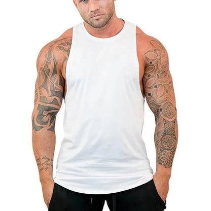 Men's Breathable Fitness Sleeveless Sports Tee