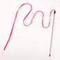 Long Ribbon Interactive Cat Toy Satin Ribbon Cat Teaser Rod Toy Kitten Playing Teaser Wand Pet Toy