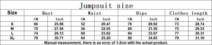 Women Jumpsuit Sleeveless Slim Activewear