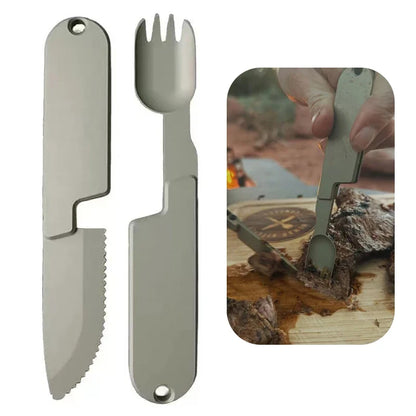 Camping Eating Utensils Set Kopak Utensil Set 2 in 1 Camping Eating