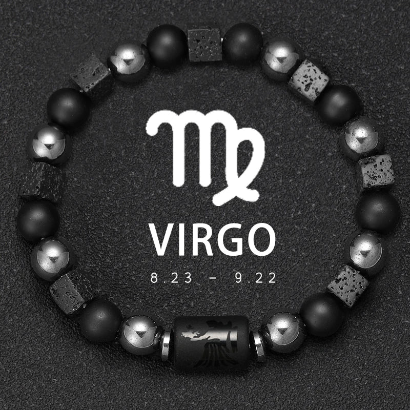Sagittarius Zodiac Bracelet Natural Stone