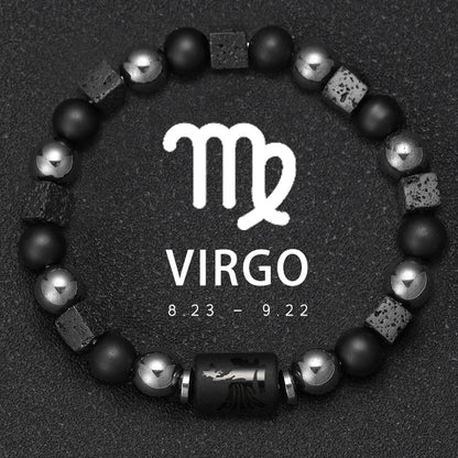 Sagittarius Zodiac Bracelet Natural Stone
