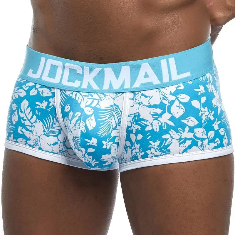 Sexy Men Underwear Boxer Shorts Print Cotton Men Underpants Soft Boxershorts Male Panties Boxer Briefs Breathable Comfortable