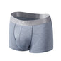 Underwear Men Boxer Briefs Mesh Pouch Penis Scrotum Separation U Convex Unterhosen Herren Boxers Hombre Boxershorts Breathable