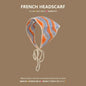 Korean-style cozy knit triangular headscarf for women, spring/summer, cute versatile country beach vacation hairband