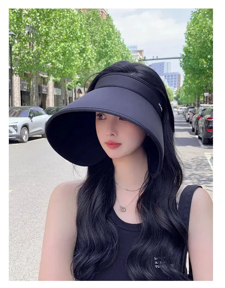T-Shirts Sexikinis Swim Wide Brim Sun Visor Women's Summer Hat - UV Protection