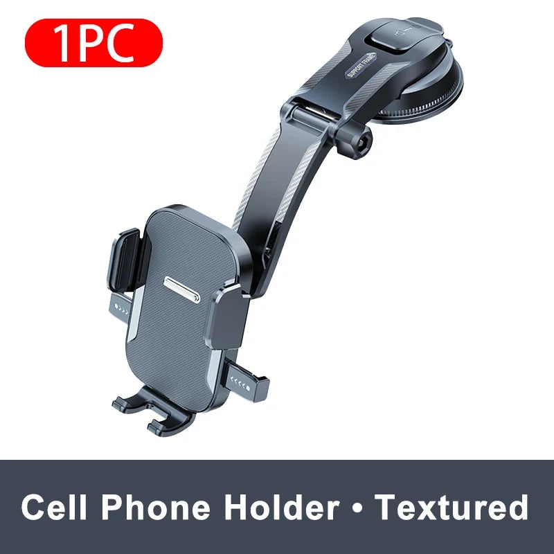 SEAMETAL Car Dashboard Phone Bracket Universal Auto Cellphone Stand For GPS Navigation Universal Desk Windshield Hanging Holder