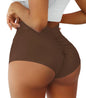 High Waist Booty Scrunch Workout Shorts