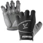 Veidoorn Men's Women's Workout Gloves for Gym Weight Lifting Non-Slip Palm with Padding Breathable Towel Finger for Sweat Wipe