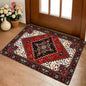 Mysterious Red Persian Carpet Floor Mat Cozy Flannel Soft Thick Non-Slip Mat For Living Room Bedroom Kitchen Decor Rugs