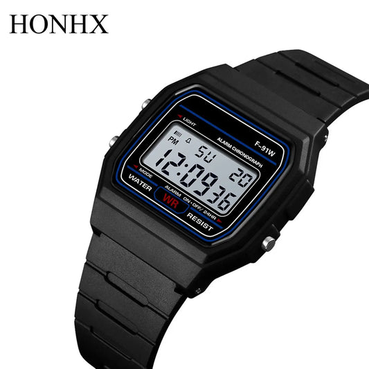 Men's Vintage Military LED Digital Watch – Multi-Function Digital Sport Watch for Men, Auto Date & LED Display