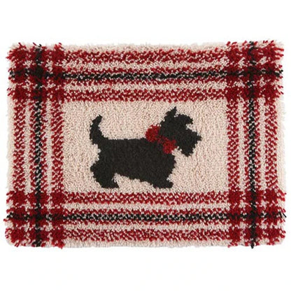 Latch Hook Rug Kit Crochet Carpet DIY Rug Crochet Yarn Kits Fashion Cartoon Pattern Gift Carpet Making Kit for Festival Carpet