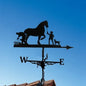 Metal Weathervane,Witch Iron Weather Vane,Sea Rover Wind Direction Indicator,Garden Decoration,Outdoor Roof Decoration,Gardening