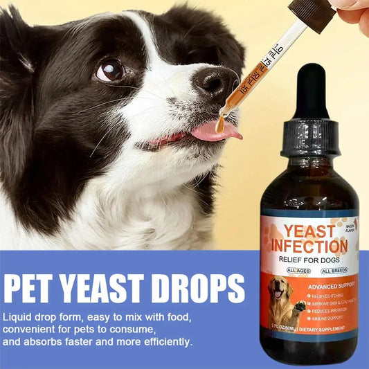 3pcs(Buy 2 Get 1 Free)Pet Yeast Probiotic Drops - Gut Health Supplement for Dogs & Cats Supports Digestive Health