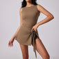VITALINOVO Active Tennis Dress with Built-In Shorts
