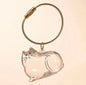 Dog Hair Storage Cute Pendant Keychain Bag Pendant Couple Car Key Chains Jewelry Souvenir Collection Gift Decoration Accessories