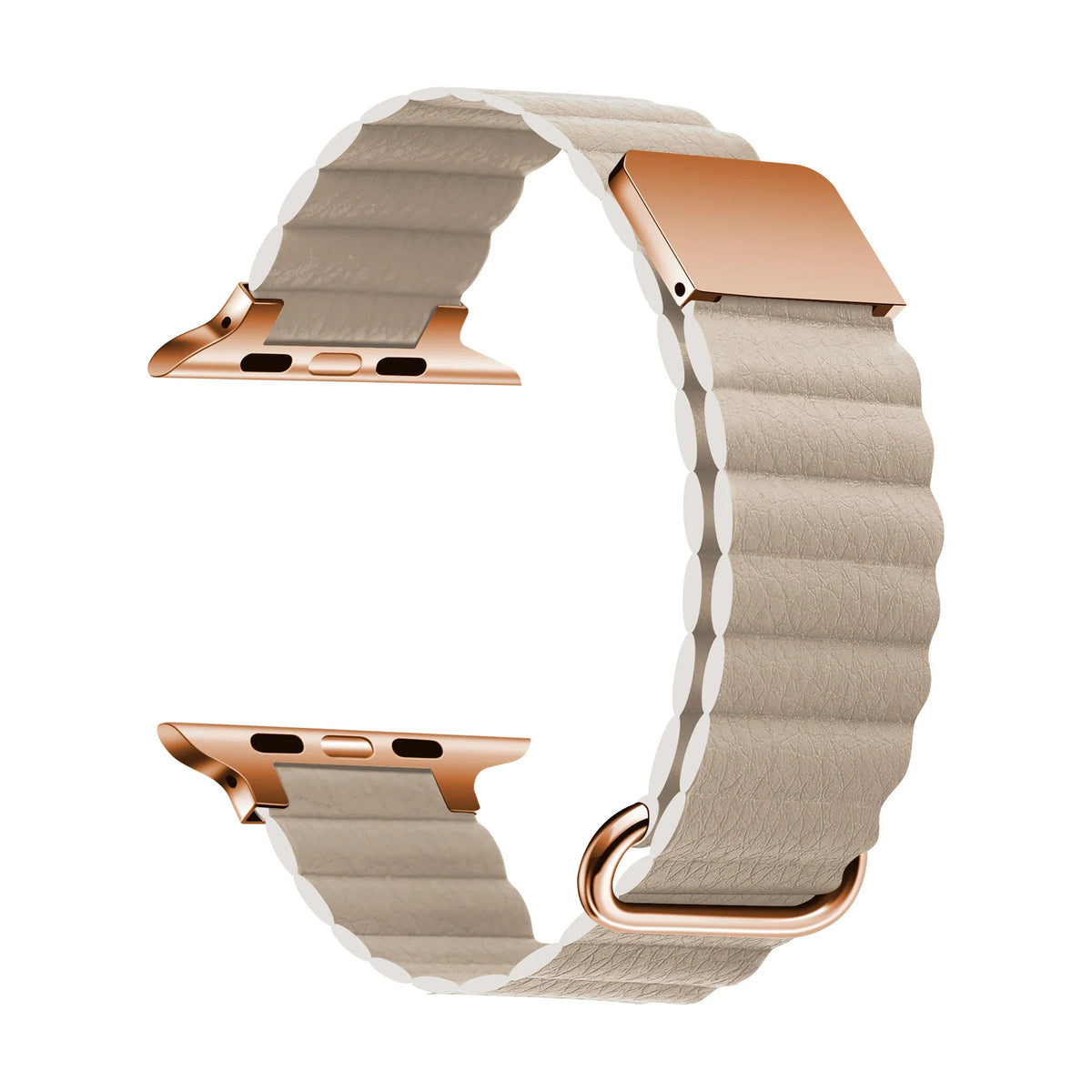 Apple Watch Ribbed Leather Loop Band