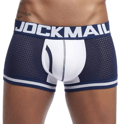 Summer Underwear Men Boxer Homme Nylon Mesh Quick Dry Sports  Fitness Men's Underpants Soft  Boxer Shorts Men Boxers Breathable