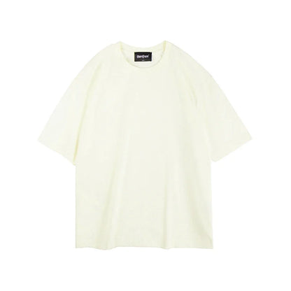 Oversized White Unisex Streetwear T-Shirt