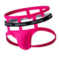 Ice Silk Jockstrap Men Underwear Sexy Harness Thong G String Leg Ring Bondage Lingerie Hombre Strap Panties T-back