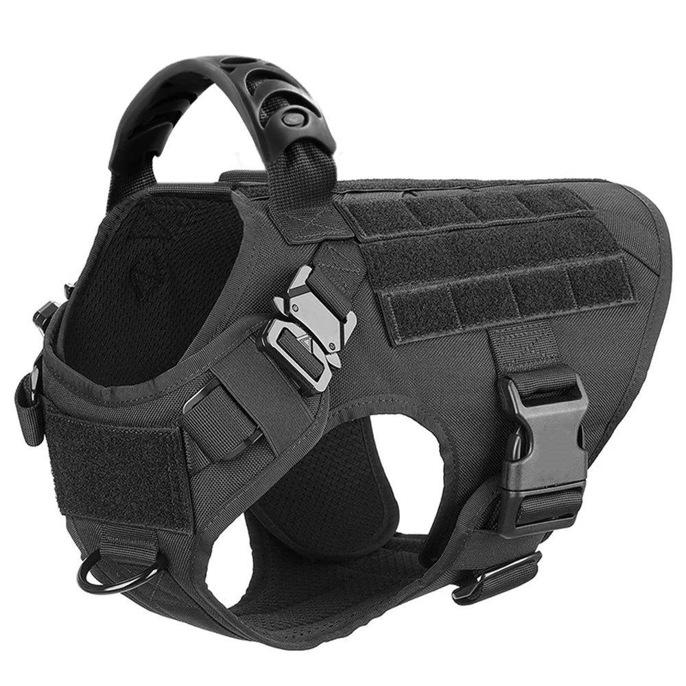 Military Large Dog Harness Pet German Shepherd Malinois Training Vest Tactical Medium Dog Harnesses Hunting For Dogs Accessories