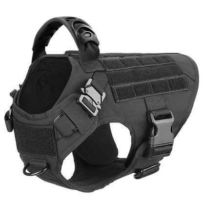 Military Large Dog Harness Pet German Shepherd Malinois Training Vest Tactical Medium Dog Harnesses Hunting For Dogs Accessories