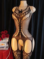 Porn Underwear Crotchless Babydolls Dress EroticCostume Sexy Hanging Neck Bodystockings Mesh See Through Adults Sexual Bodysuits