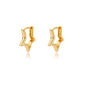 Luxury Star Pendientes Earrings For Women Girl Stainless Steel Minimalist Hoop Piercing 2025 New In y2k Jewelry aretes de mujer